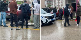 A foreign national attacked police officers who warned him in Bolu.