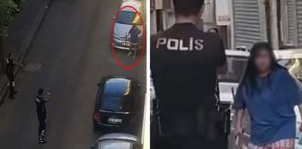 In Aydın, a young girl who took to the streets with a samurai sword spread terror.