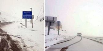 This is neither Kars nor Muş! Snow fell in thick flakes in mid-May.