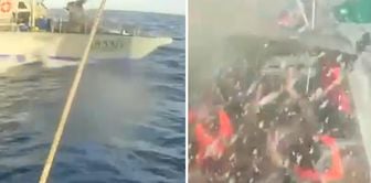 The Israeli Sumud Fleet rammed the boat, connection lost.