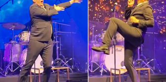 Rafet El Roman's dance during his concert in Dubai stole the show.