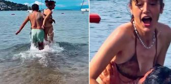 Bülent Şakrak opened the sea season with his 16-year-younger girlfriend.