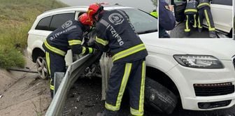 Водитель роскошного автомобиля, врезавшегося в барьеры, погиб