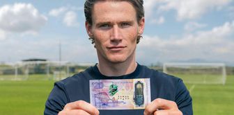 A 20-pound banknote featuring McTominay's bicycle kick goal has been issued in Scotland.