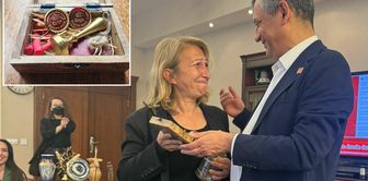 Özgür Özel entrusted the presidential seal to Süreyya Öneş Derici.