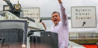 Özgür Özel puts on a show of force in Izmir! A swift response came to the governor's objection.