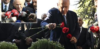 Bahçeli visited Türkeş's grave! The 'holiday message' response drew attention
