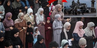 Eid prayer was performed in Gaza amidst the rubble of destroyed mosques.