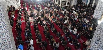 The first row in the Eid prayer was held in Iğdır