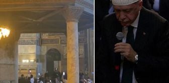 President Erdogan recited the Quran in Hagia Sophia