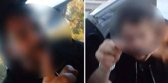 He usurped the emergency lane and threatened the driver who warned him by saying, 