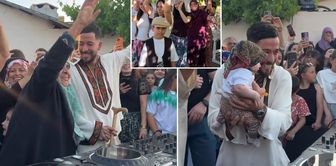 World-famous DJ Mahmut Orhan gave a concert in his village.