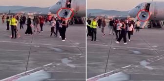 Panic moments on the Izmir plane! They hastily evacuated passengers upon noticing smoke.