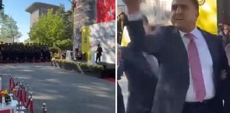 The graduation ceremony of Istanbul Erkek Lisesi was disrupted! Students turned their backs on the school principal.
