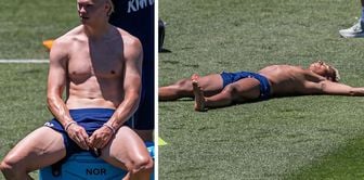 They fainted from the heat! The shock of their lives for the star footballers.
