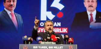 Mustafa Destici was re-elected as the chairman of the Great Unity Party.