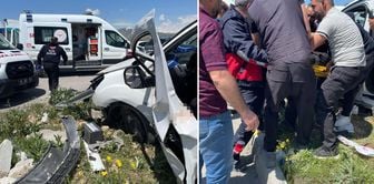 Two cars collided in Van! 4 people lost their lives, 2 people were injured.