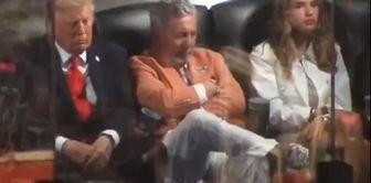 Trump's enjoyment of the match was short-lived! The cameras captured everything.