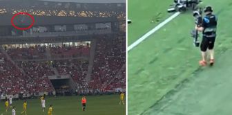 The incident that overshadowed the match! He fell down burning, leaving everyone speechless.