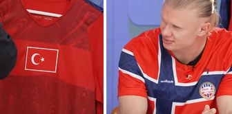 Erling Haaland admired the Turkish jersey