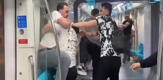 Kicks and punches flew in the air on Marmaray: The security guard who intervened also became a target