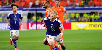 Japan ended the Netherlands' hopes of victory in the 88th minute.
