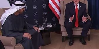 Trump mocked UAE President Al Nahyan in front of cameras