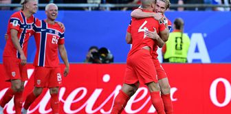 The rain poured goals for Norway against Iraq.