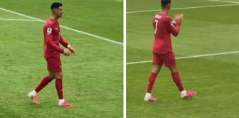 A shock for Ronaldo from the stands! The Congolese didn't even hold back.