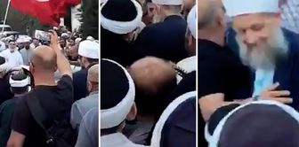 Evacuated Yusuf Ziya Gümüşel was greeted like a hero with chants of 