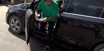 He made it just 1 minute before the exam, but there was something he forgot.
