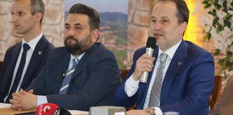 Yeniden Refah leader Fatih Erbakan announced the party they will form an alliance with.