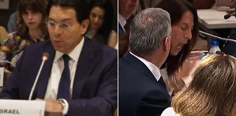 A 'sexual violence' dispute broke out between Israel's UN representative and a UN official.