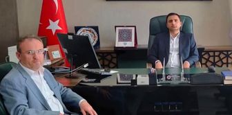 Image sparking debate at the Mufti's office: Acting deputy governor trainee sat in the official seat, drawing reaction from the Diyanet community.