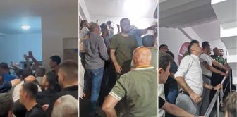 Midnight brawl in CHP Izmir, new provincial chairman Utku Gümrükçü entered the building, chaos ensued