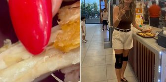 A nauseating incident at a famous fast food chain! The chicken bought for a child turned out to be infested with worms.