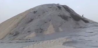 Mud volcano erupts in Iran