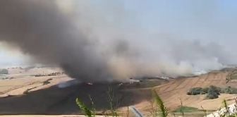 Frightening fire in Büyükçekmece! It grew due to the wind.