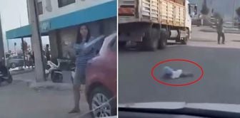 How can there be such heartlessness? They had an argument and left their tiny baby in the middle of the road.