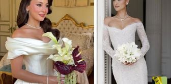 Famous influencer Asena Atalar tied the knot with Galatasaray's star.