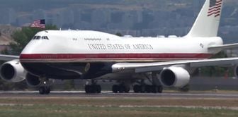 The US President Donald Trump in Ankara