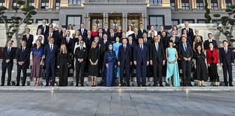 Historical NATO reception at the Presidential Complex: Leaders attended the family photo session