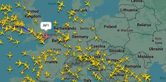 Trump is coming to Turkey! Air Force One became the most tracked plane in the world.