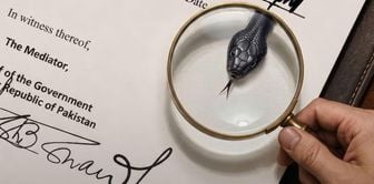 Media close to Khamenei targeted Trump! His signature turned into a snake.