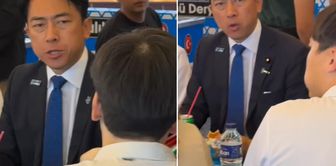 Japanese Minister enjoys fish and bread pleasure in Istanbul after the summit