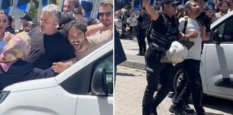 Tense moments in front of the ministry! Police teams intervened.