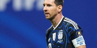 Lionel Messi made history as soon as the match started
