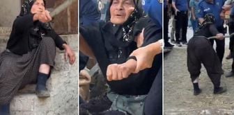 Evacuation tension in Kütahya! 84-year-old woman and her son resisted the teams