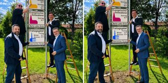 Ugly attack in Germany: Here's what they did to a sign showing Friday prayer time