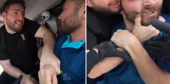السائق الذي نزل من سيارته اعتدى على سائق الشاحنة الصغيرة
